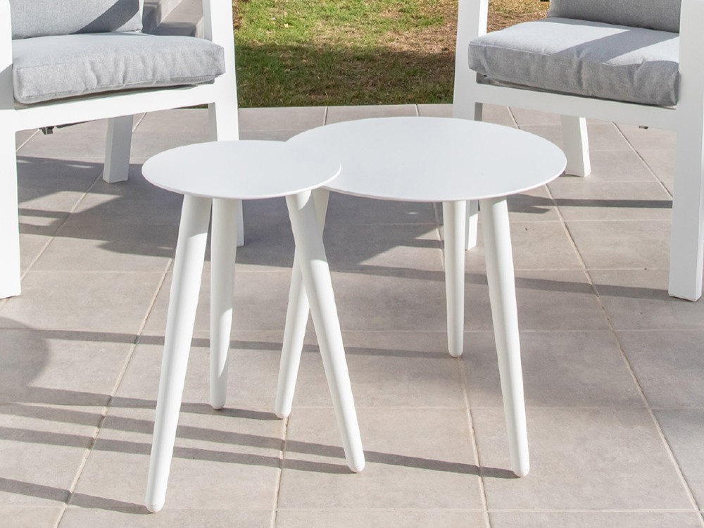 Mesa auxiliar de aluminio Albania Majestic Garden - 1