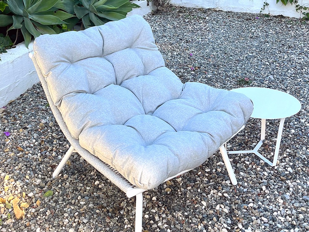 Butaca de aluminio y cuerda Livorno Majestic Garden - 3