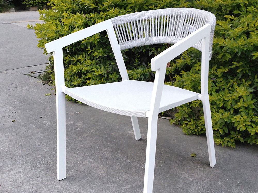 Silla para exterior de aluminio y cuerda Vilar Majestic Garden - 3