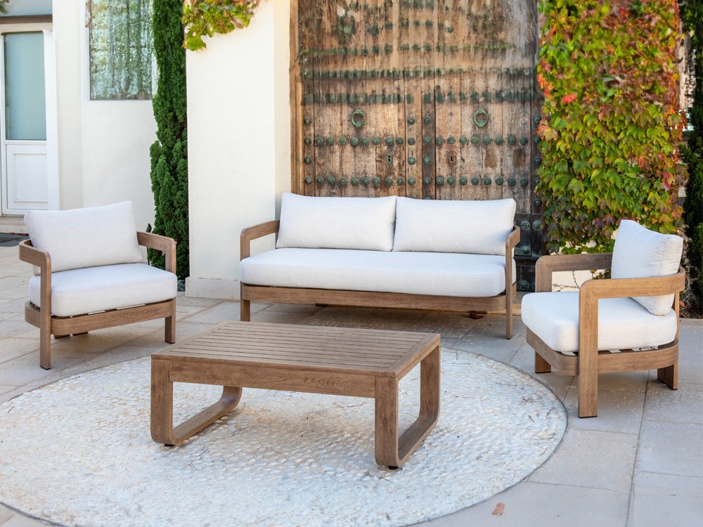 Set de salón exterior de aluminio Córcega Majestic Garden - 1