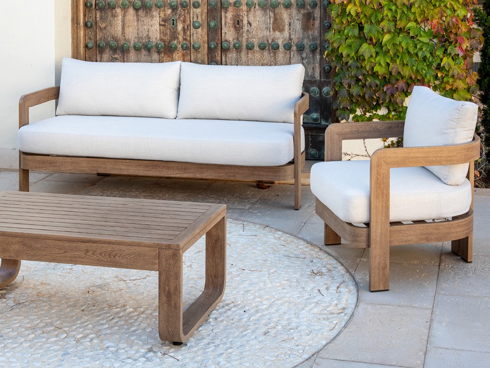 Set de salón exterior de aluminio Córcega Majestic Garden - 2