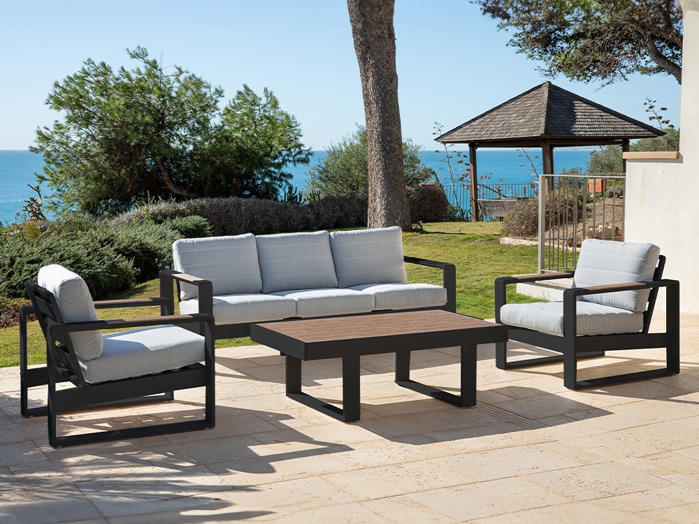 Set de salón exterior de aluminio Milos Majestic Garden - 2