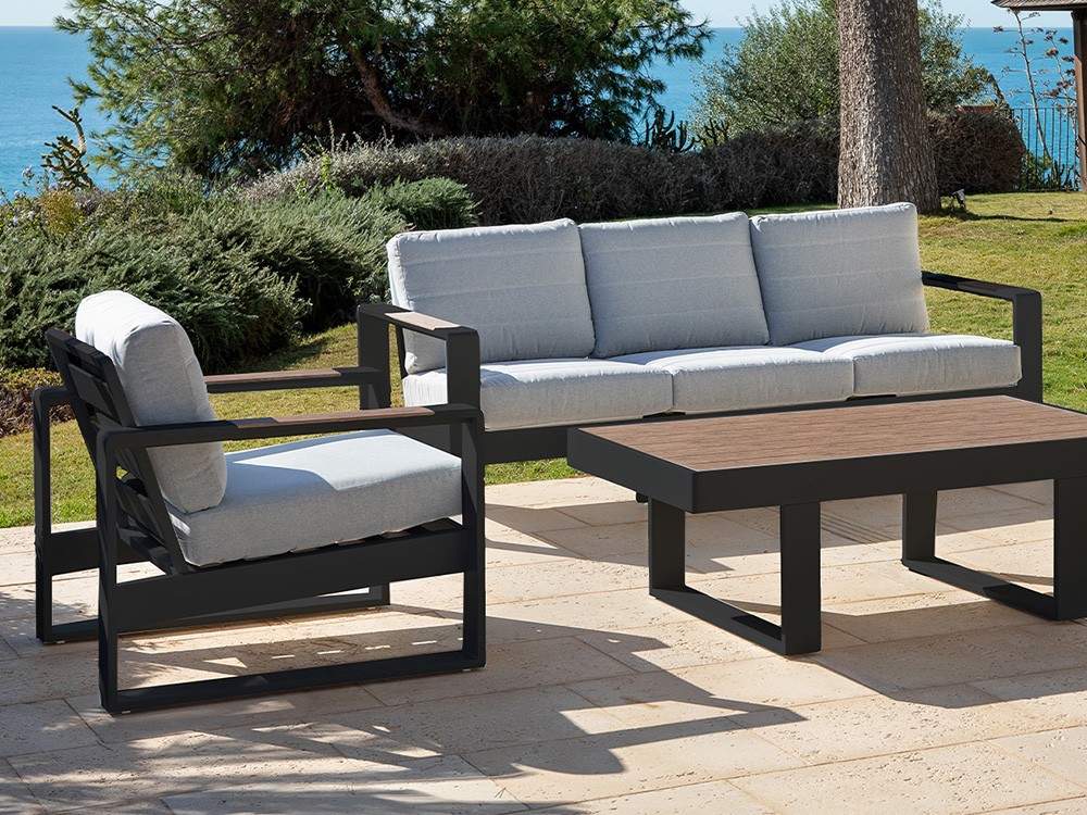 Set de salón exterior de aluminio Milos Majestic Garden - 4
