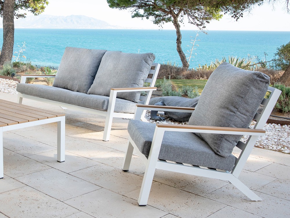 Set de salón exterior de aluminio Vélez Majestic Garden - 3