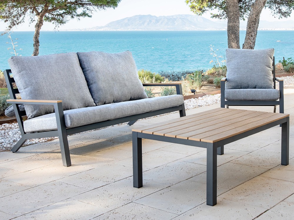 Set de salón exterior de aluminio Vélez Majestic Garden - 4