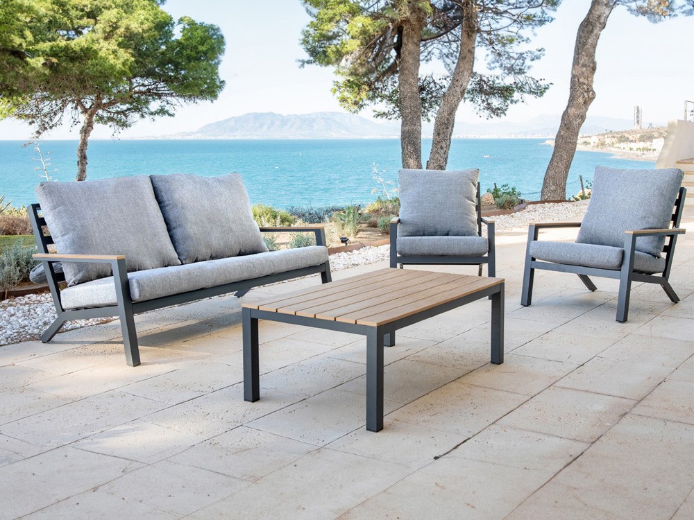 Set de salón exterior de aluminio Vélez Majestic Garden - 2