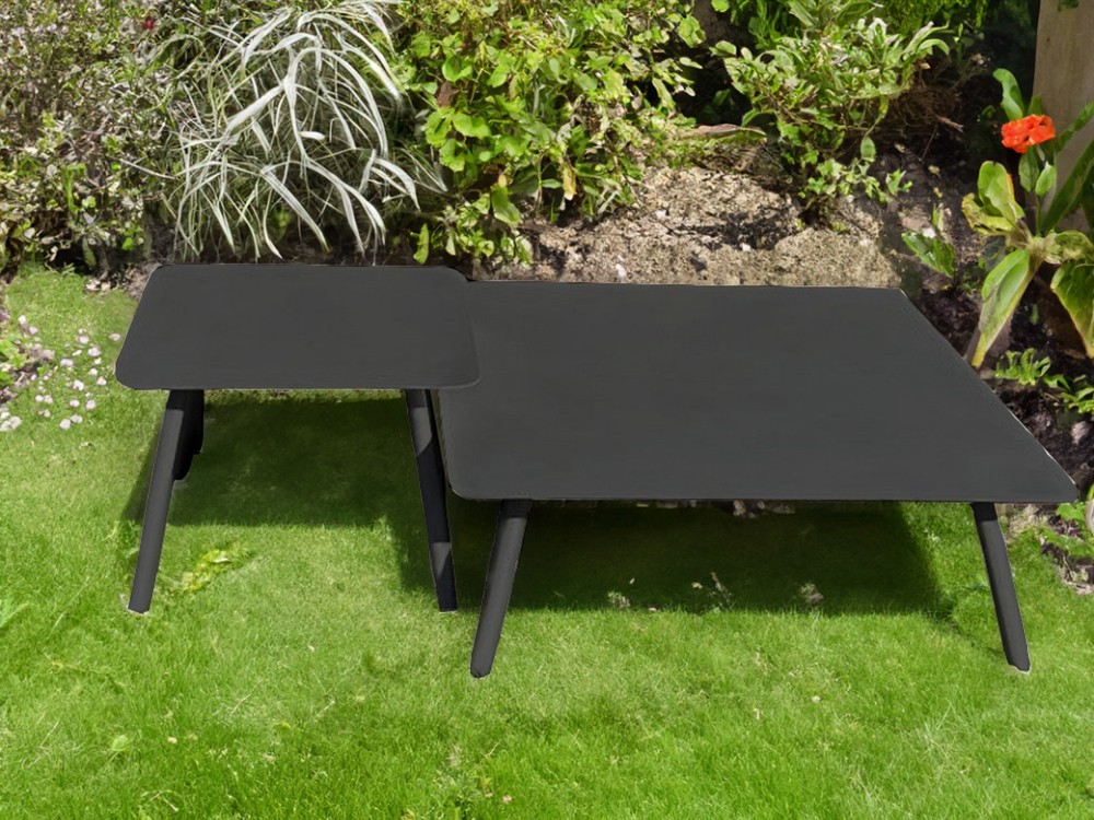 Set de mesas de centro de aluminio Victoria Majestic Garden - 1