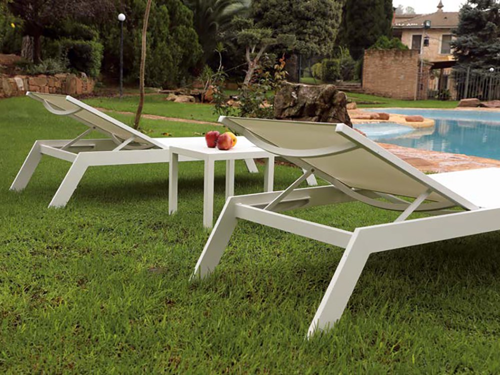 Tumbona de aluminio y textilene Benissa Arkimueble - 3