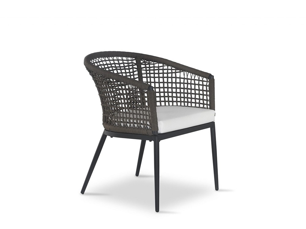 Silla de comedor de cuerda trenzada Roma Arkimueble - 4