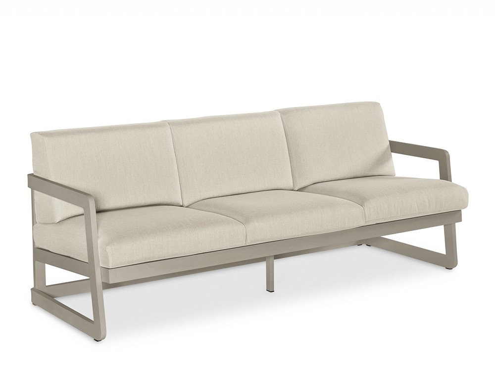 Sofá de dos o tres plazas de aluminio Faro Arkimueble - 8