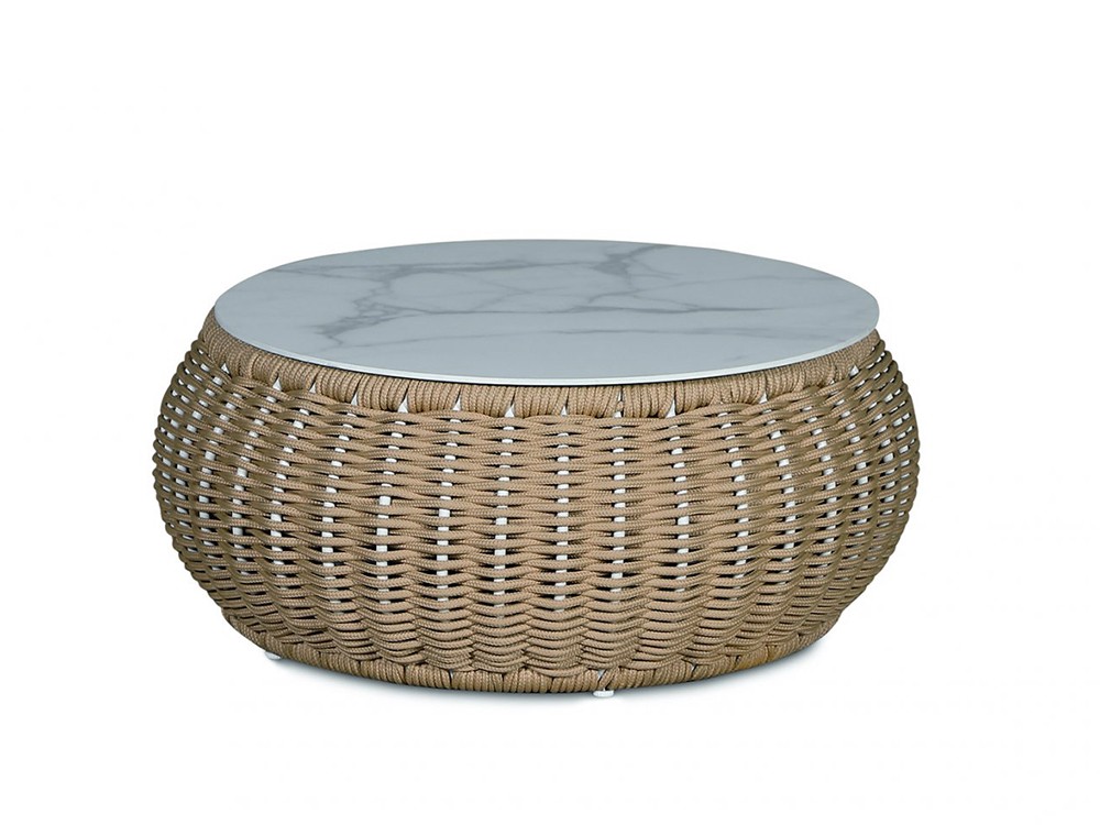 Mesa centro de cuerda trenzada Palma Arkimueble - 4