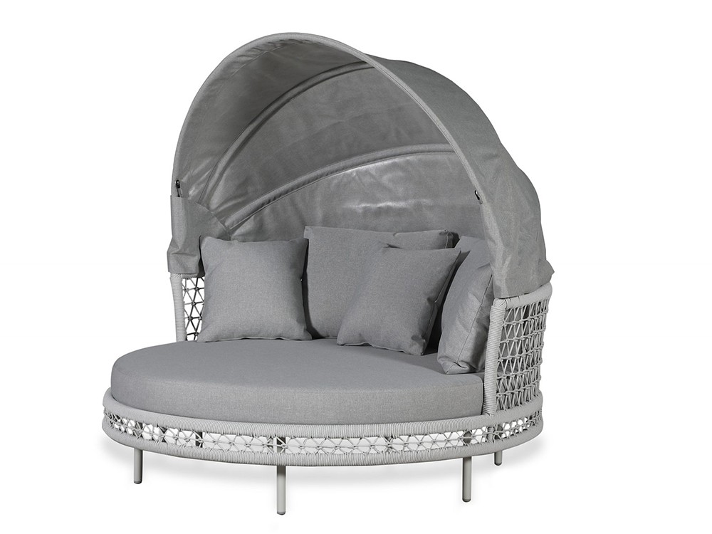 Cama redonda para jardín de cuerda trenzada Verona Arkimueble - 2