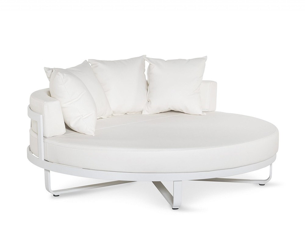 Cama redonda para exterior de aluminio Nerja Arkimueble - 4