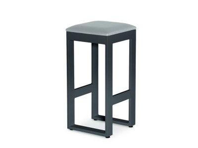 Taburete alto de aluminio para comedor exterior Porto Arkimueble - 4