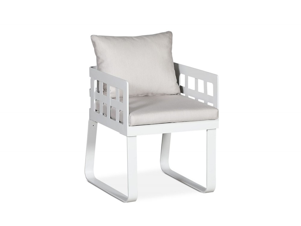 Silla de aluminio para comedor exterior Milán de Arkimueble - 5