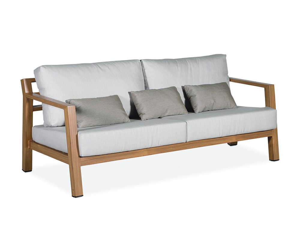 Sofá de dos o tres plazas de aluminio para salón exterior Venecia de Arkimueble - 7