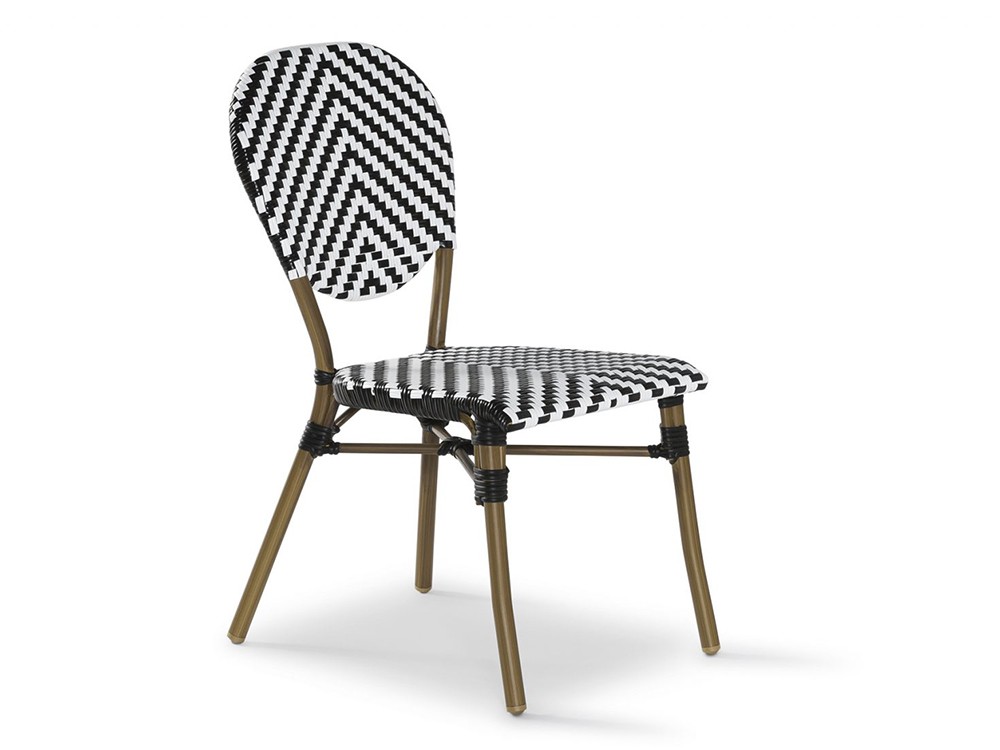 Silla de aluminio y fibra sintética París Arkimueble - 4