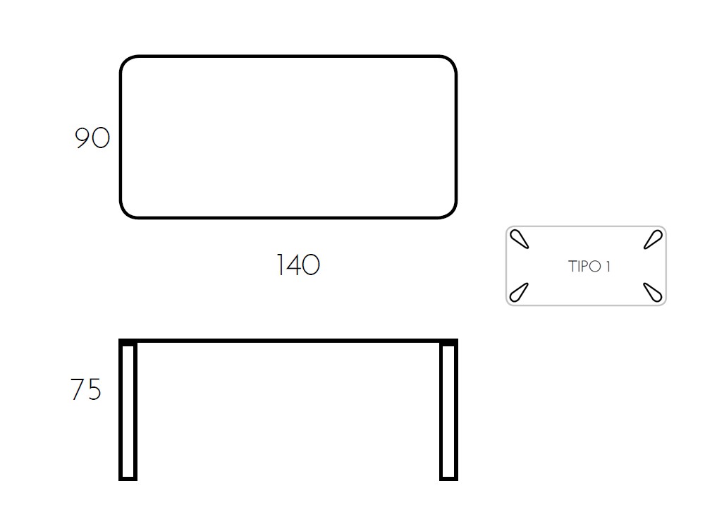 Mesa fija de cristal Play cristal 10mm Ramiro Tarazona - 11
