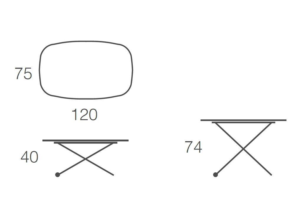 Mesa de centro elevable Clip Porcelánico de Ramiro Tarazona - 5