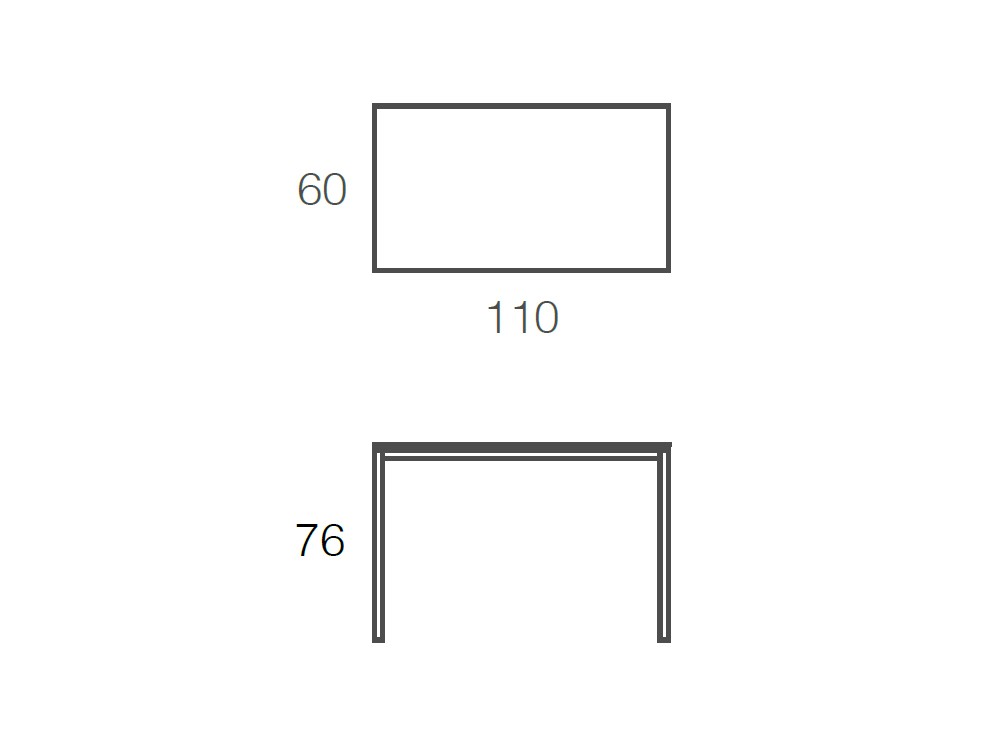 Mesa fija Line cristal de Ramiro Tarazona - 4