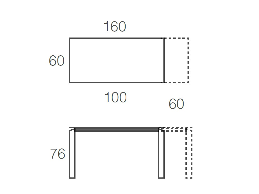 Mesa Extensible Link Cristal Ramiro Tarazona