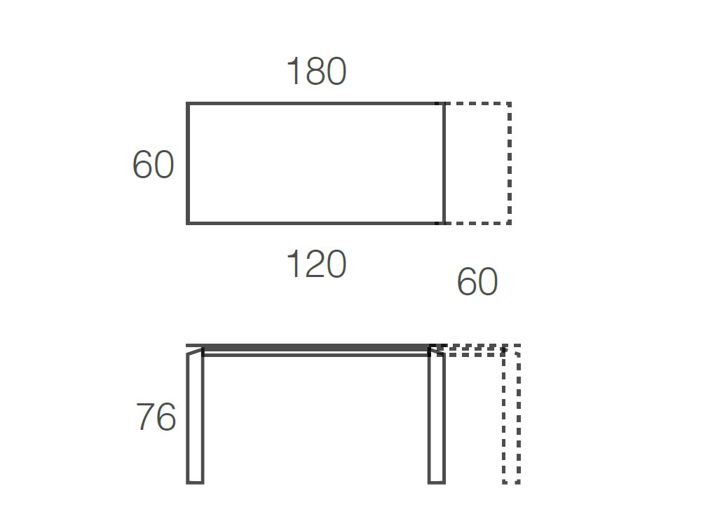 Mesa Extensible Link Cristal Ramiro Tarazona