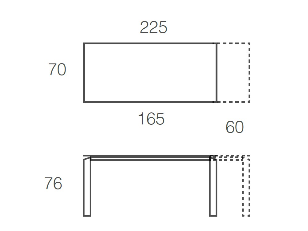 Mesa Extensible Link Cristal Ramiro Tarazona