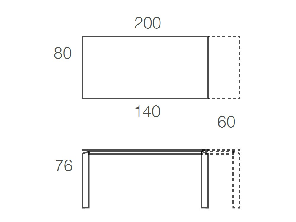 Mesa Extensible Link Cristal Ramiro Tarazona