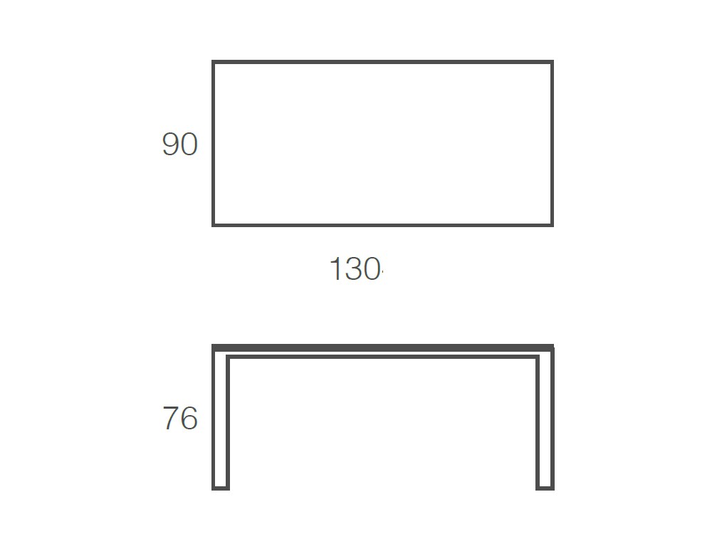 Mesa fija Urban Cristal