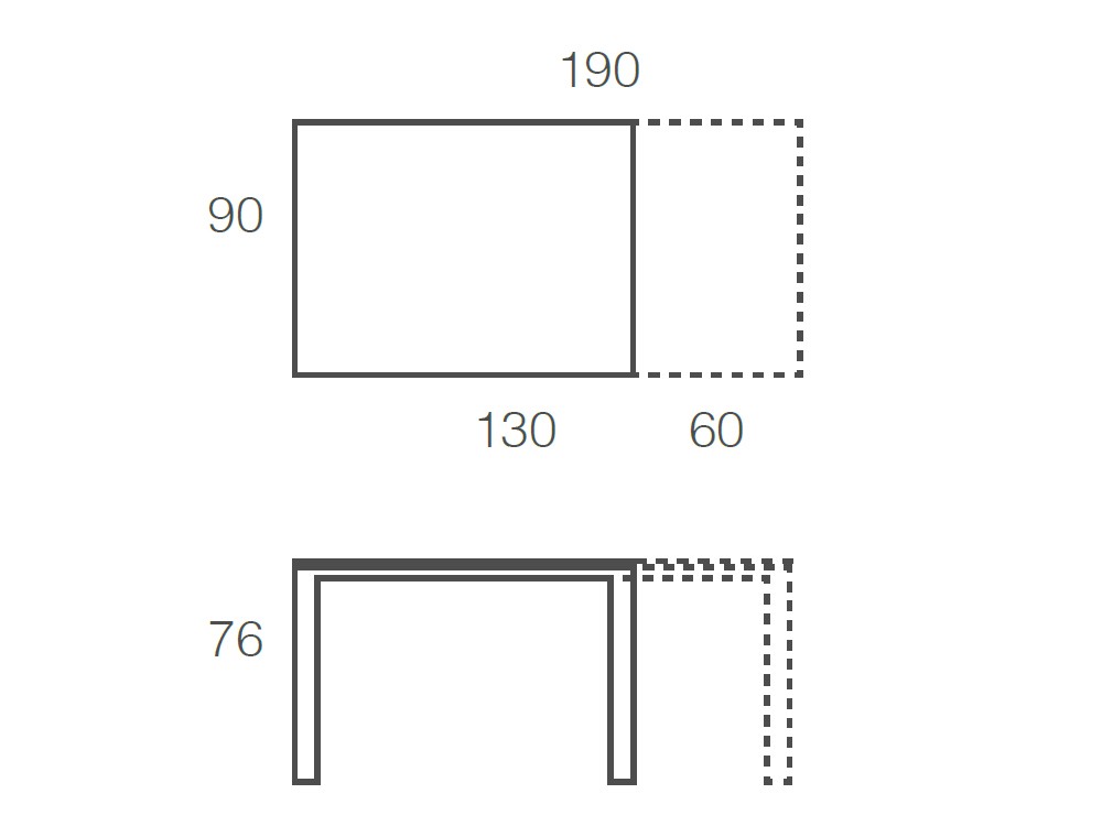 Mesa extensible Urban Cristal Ramiro Tarazona Mesa extensible Urban Cristal Ramiro Tarazona