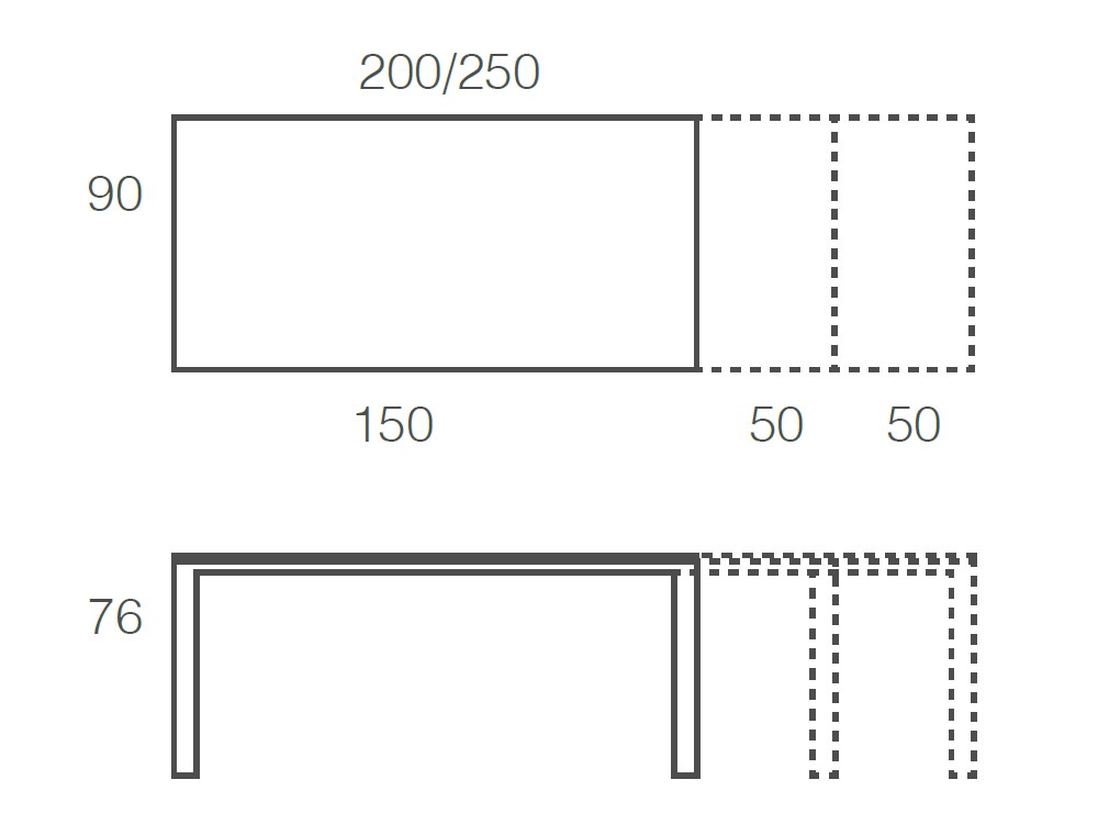 Mesa extensible Urban Porcelánico Ramiro Tarazona