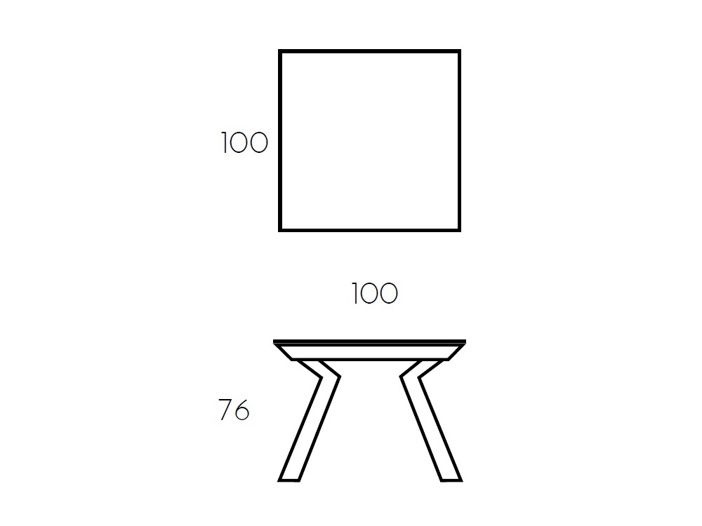 Mesa Fija Velvet Cristal