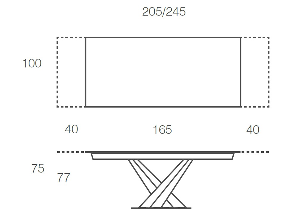 Mesa Extensible Victory Madera
