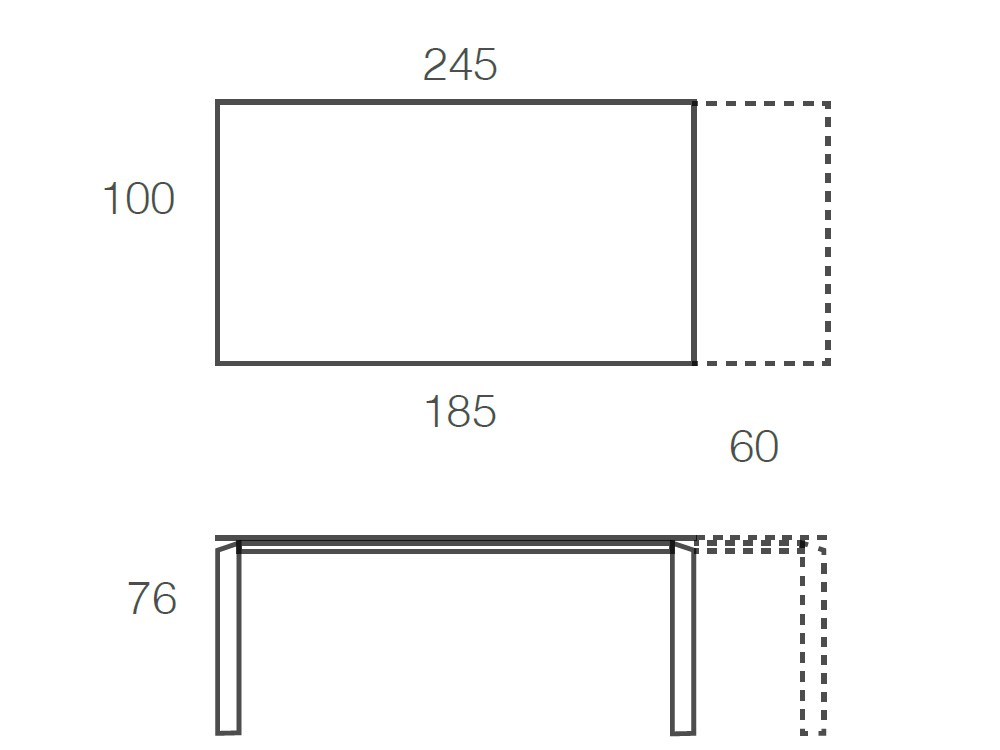 Mesa Extensible Vision Porcelánico Ramiro Tarazona