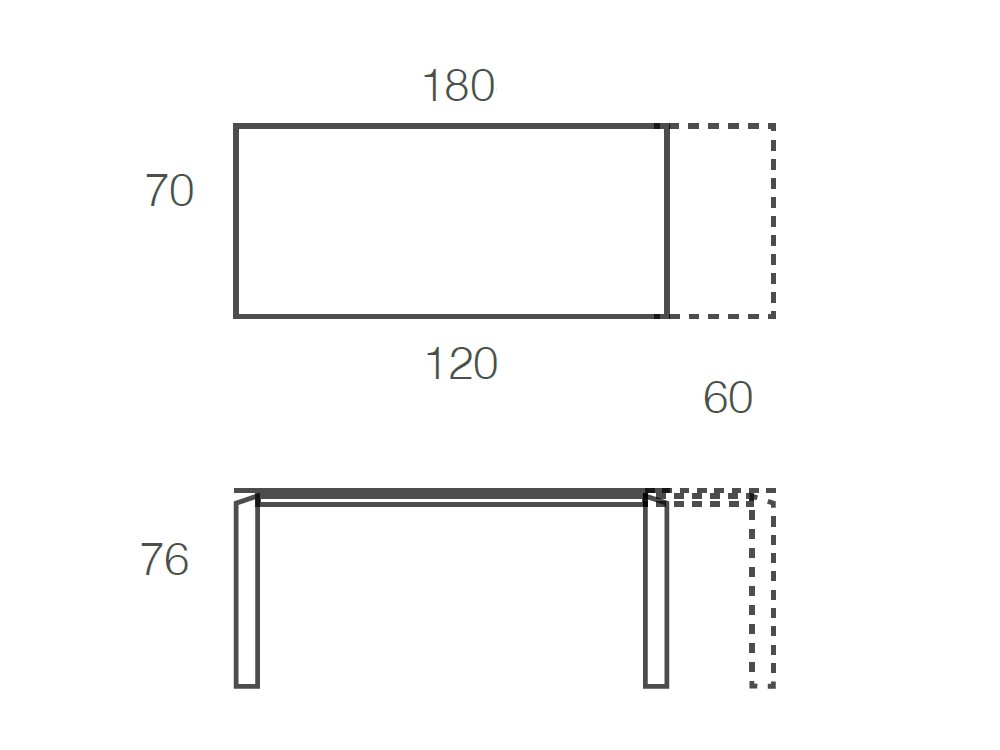 Mesa Extensible Vision Cristal