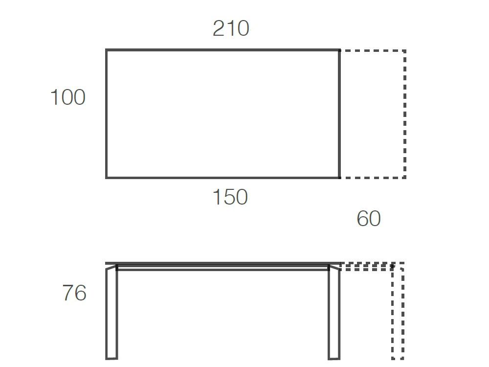 Mesa Extensible Vision Cristal