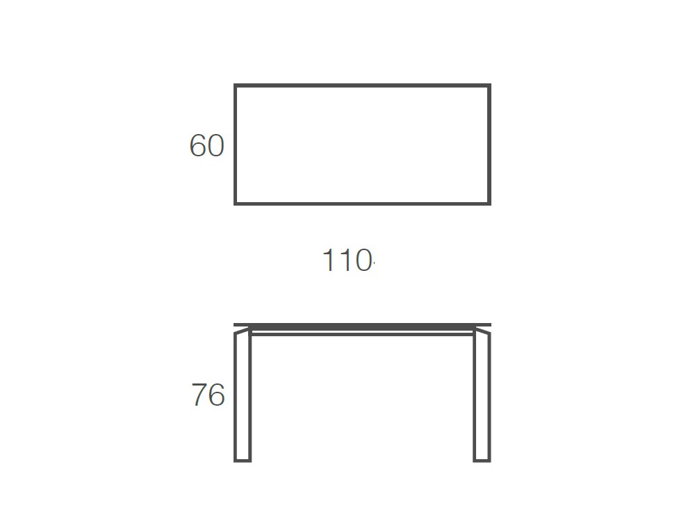 Mesa Fija Vision Cristal
