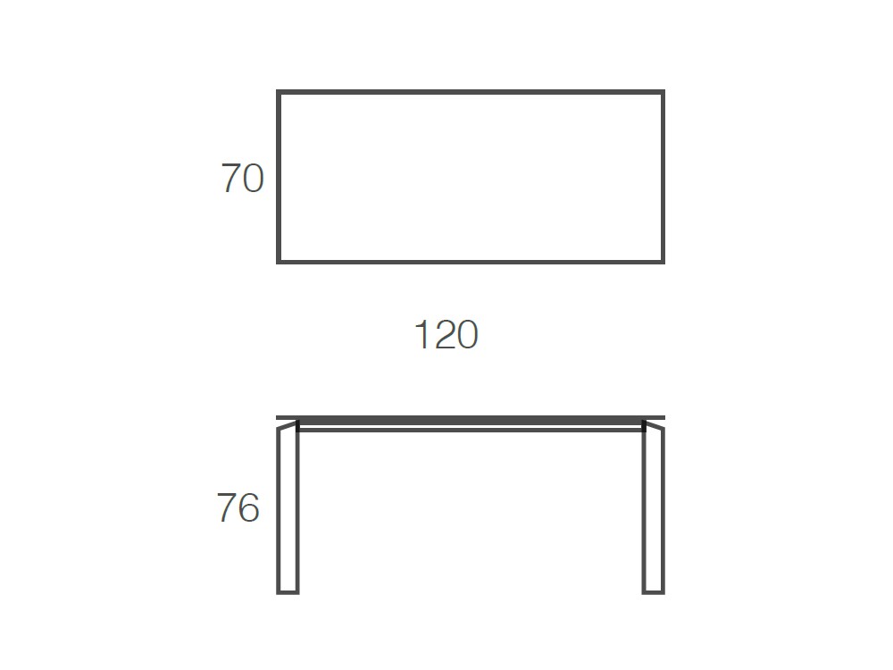 Mesa Fija Vision Cristal