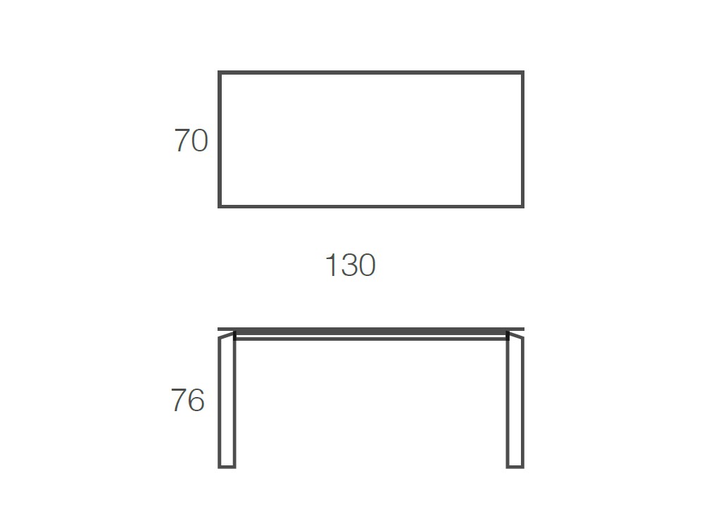 Mesa Fija Vision Cristal