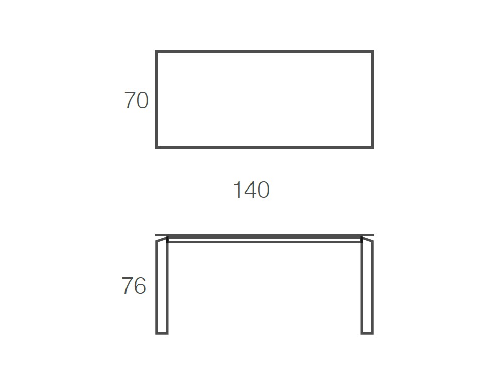 Mesa Fija Vision Cristal