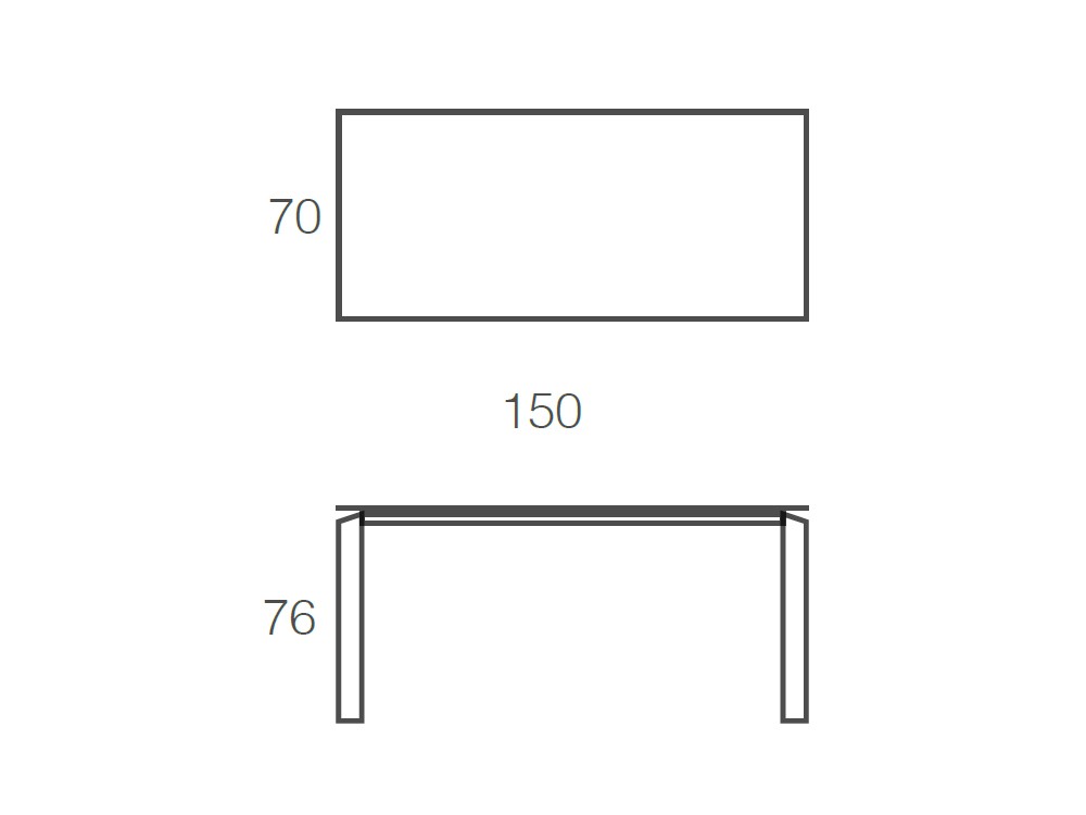 Mesa Fija Vision Cristal