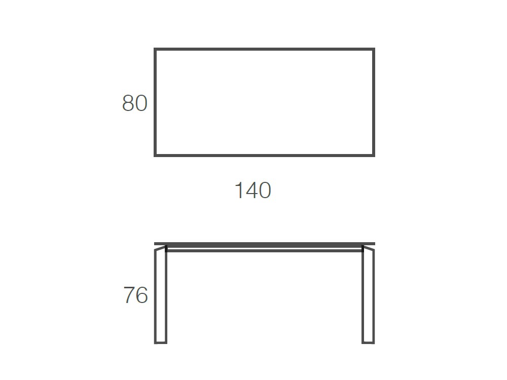 Mesa Fija Vision Cristal