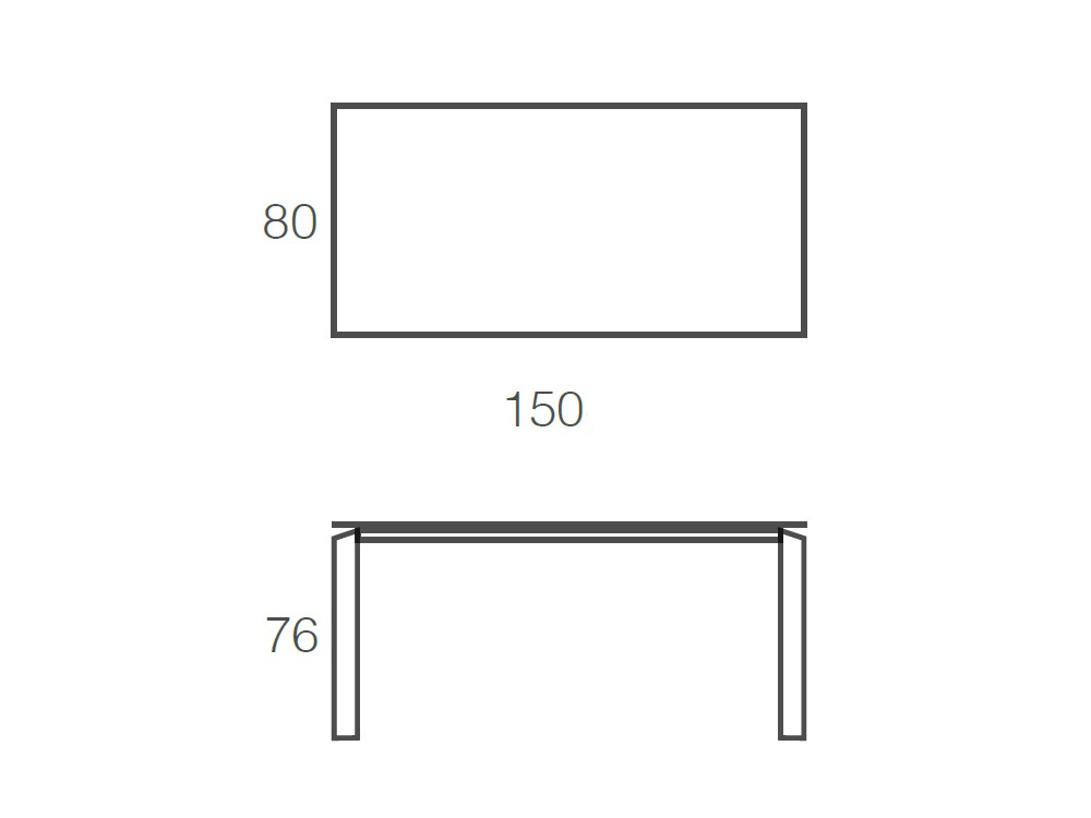 Mesa Fija Vision Cristal