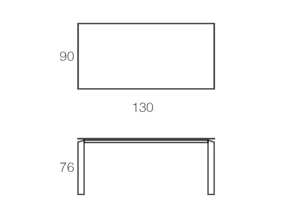 Mesa Fija Vision Cristal