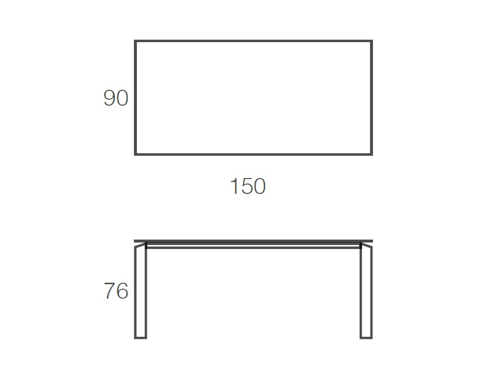 Mesa Fija Vision Cristal