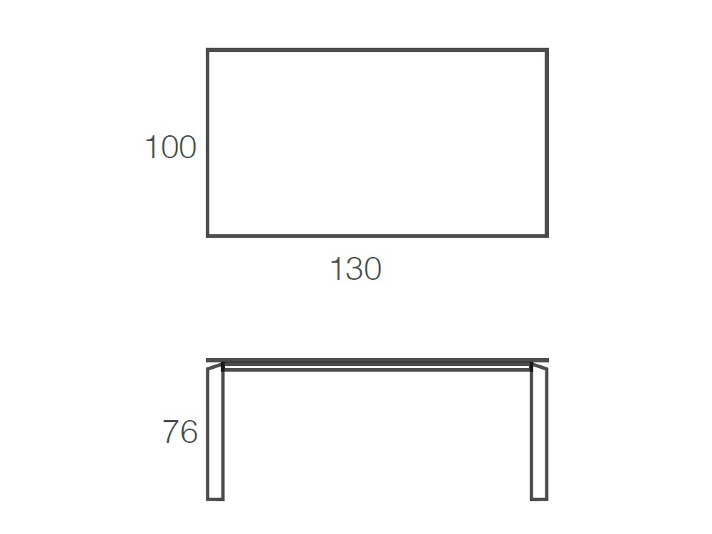 Mesa Fija Vision Cristal
