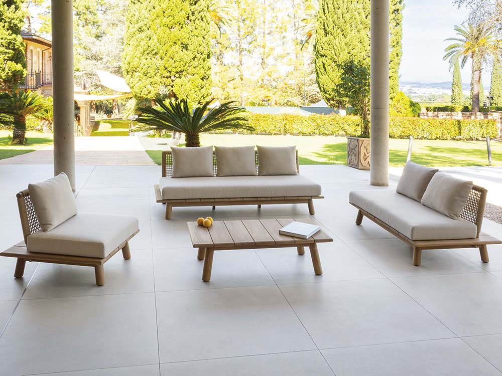 Mesa de centro de madera de acacia Nature de Arkimueble - 3