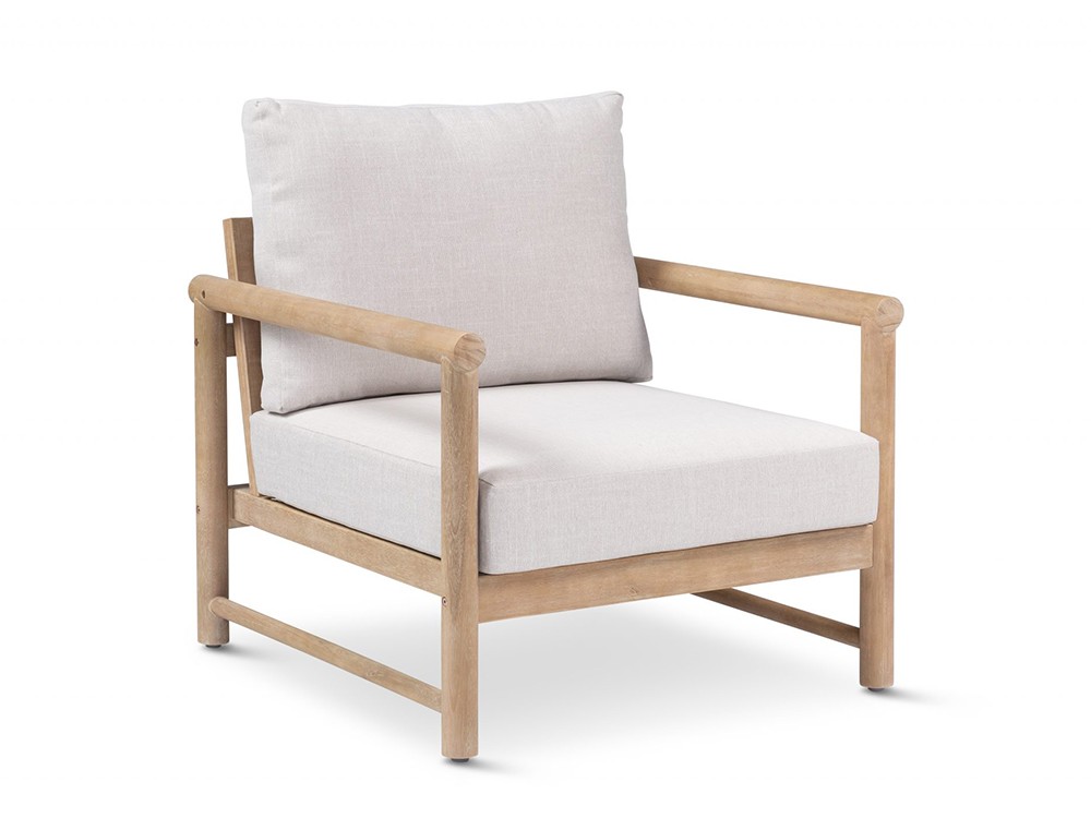 Sillón de madera de eucalipto Green Arkimueble - 1