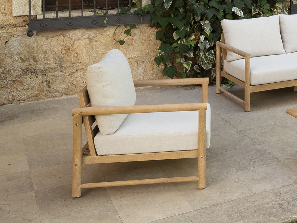 Sillón de madera de eucalipto Green Arkimueble - 2