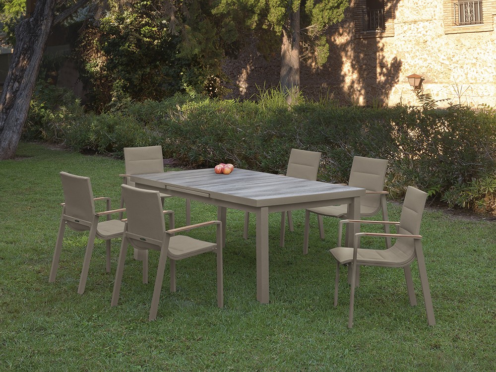 Silla apilable de aluminio Praia Arkimueble - 1